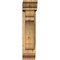 Ekena Millwork Olympic Traditional Smooth Bracket w/ Offset Brace, Western Red Cedar, 5 1/2"W x 16"D x 24"H BKT0604X16X24OLY01SWR - alternate 2